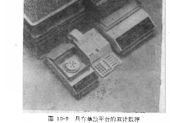 10-9 具有單獨(dú)平臺(tái)的雙計(jì)數(shù)秤