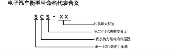 圖2）電子汽車衡型號(hào)命名代表含義