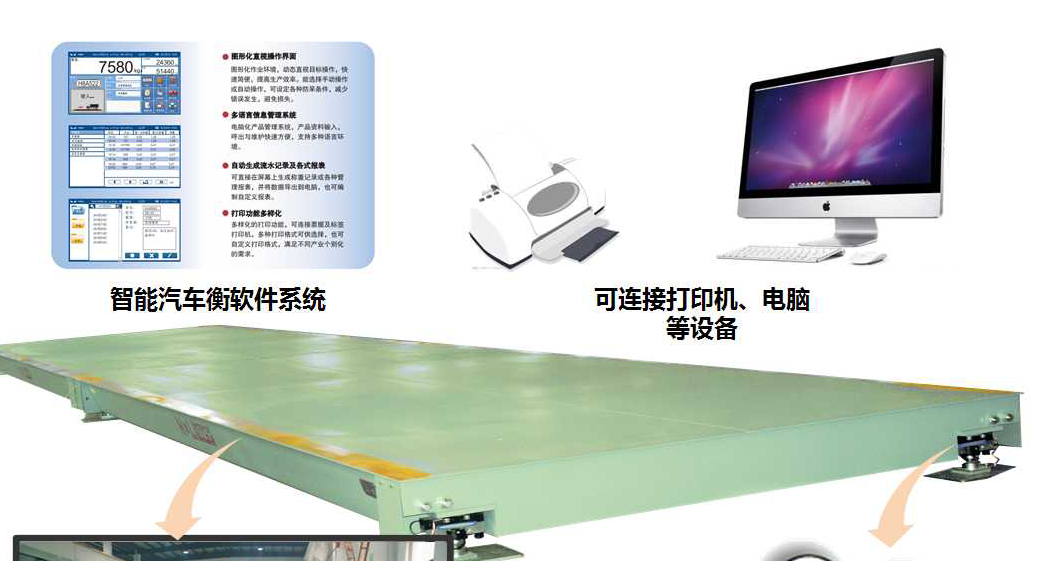 SCS亞津標準式靜態(tài)電子汽車衡地磅