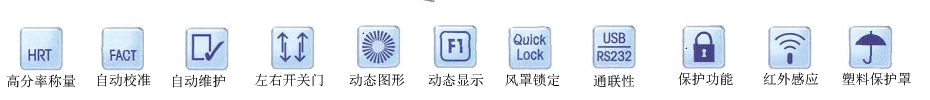 梅特勒.托利多MS半微量天平產(chǎn)品功能